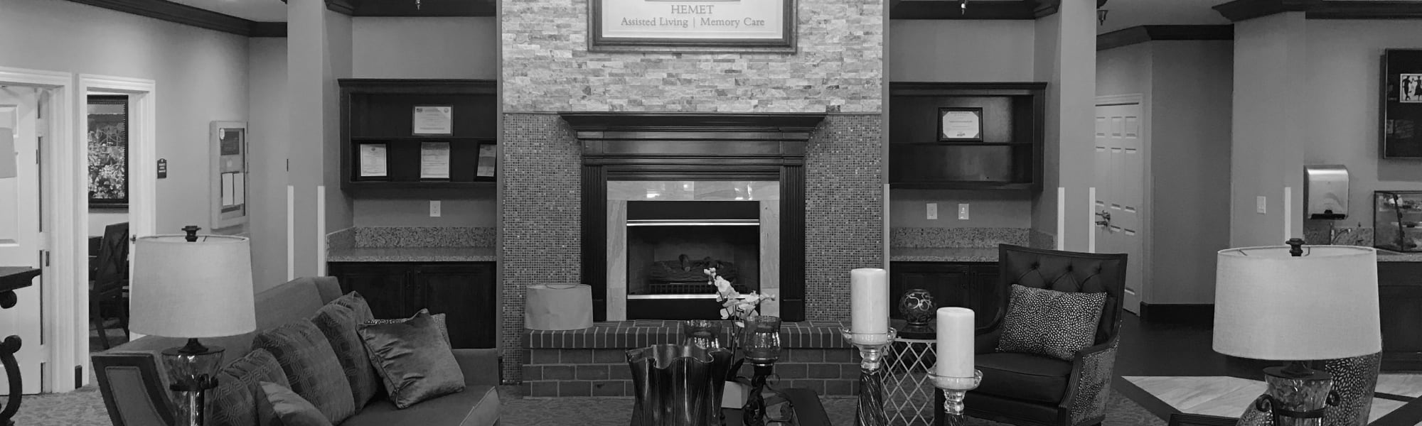 Gallery at Pacifica Senior Living Hemet in Hemet, California.