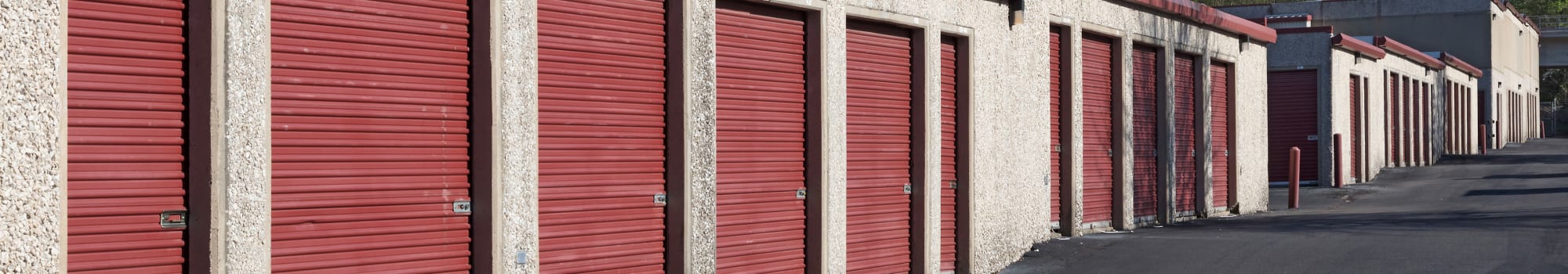 Self storage units at Self Storage Plus in Alexandria, Virginia