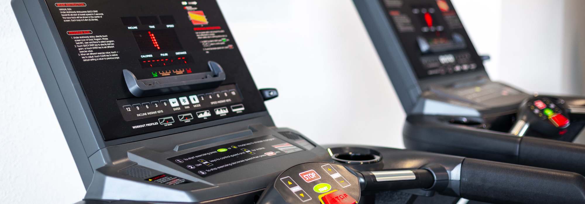 Cardiac fitness machine in fitness center at Emerald Place in Lancaster, Ohio
