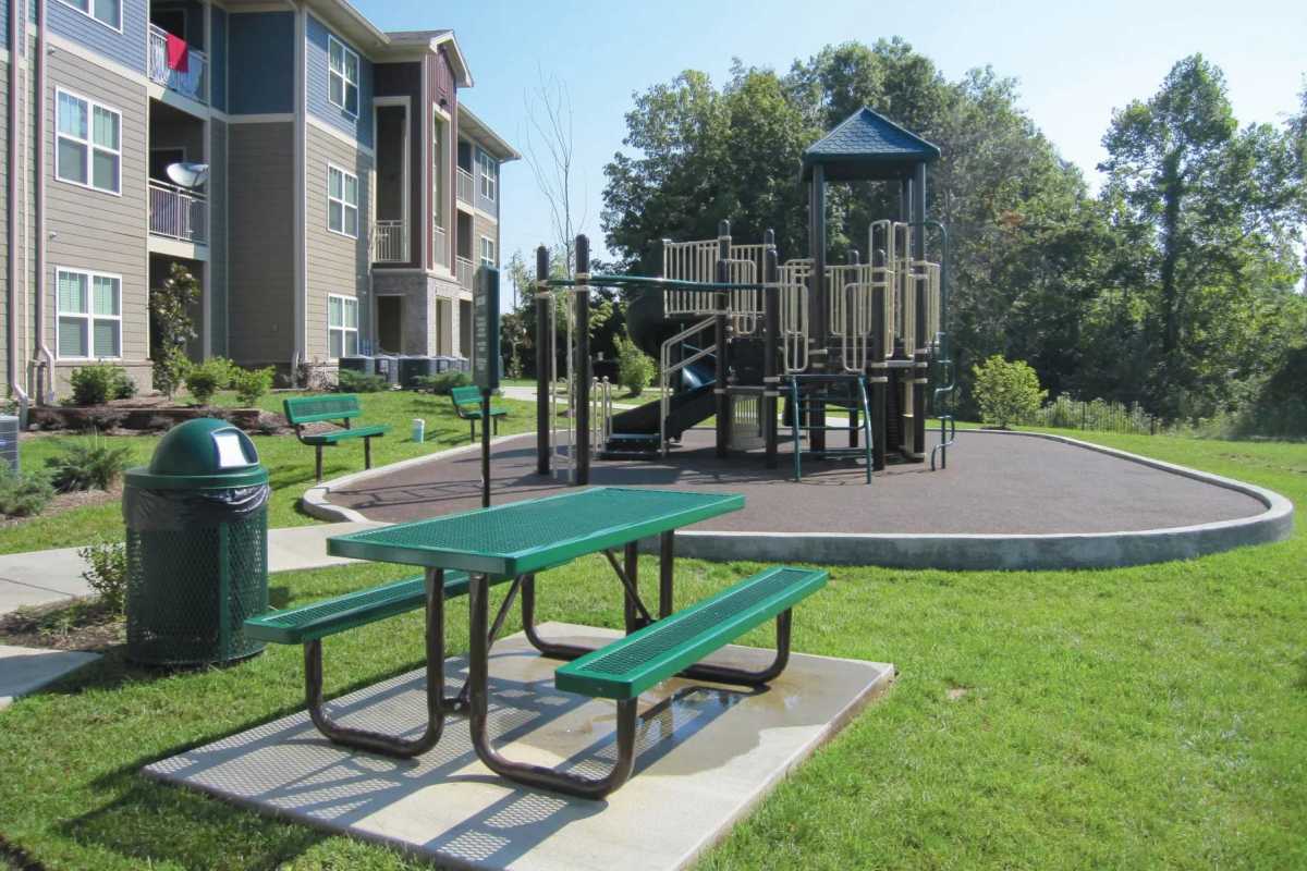 Community playground at Towne Commons in Elizabethtown, Kentucky