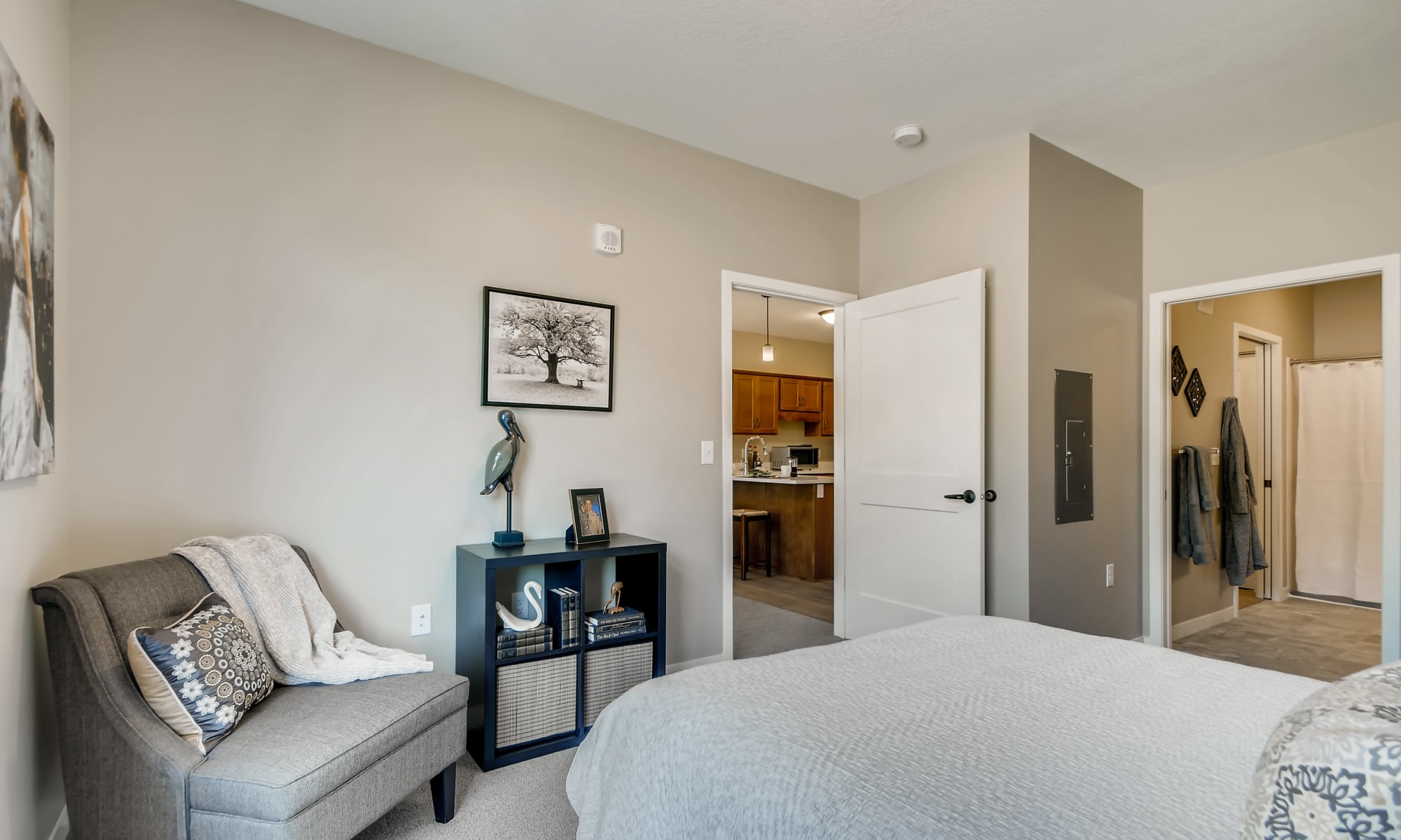 Bedroom at Broadwell Senior Living