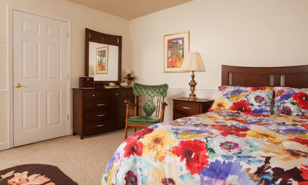 Studio senior apartment at White Oaks in Lawton, Michigan