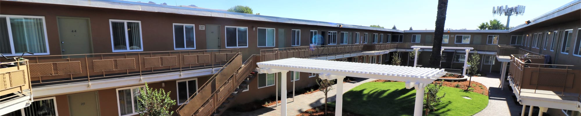 Neighborhood at Coral Gardens Apartment Homes in Hayward, California