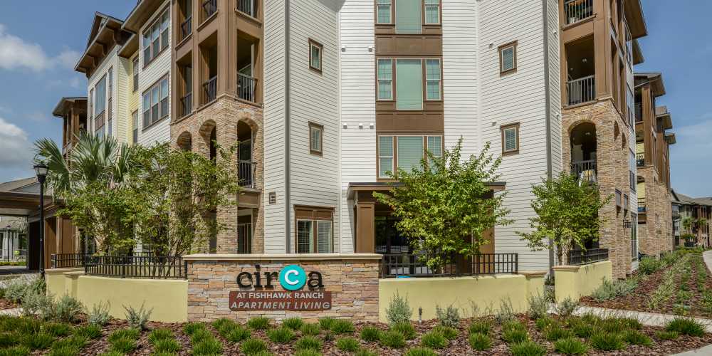 Building exterior at Circa at Fishhawk Ranch in Lithia, Florida