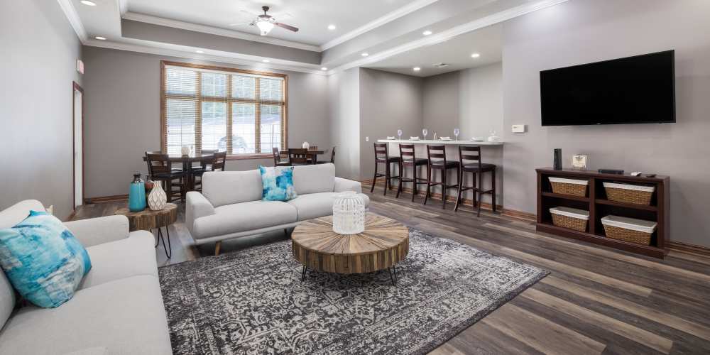 Club house at Valley View Estates, Council Bluffs, Iowa