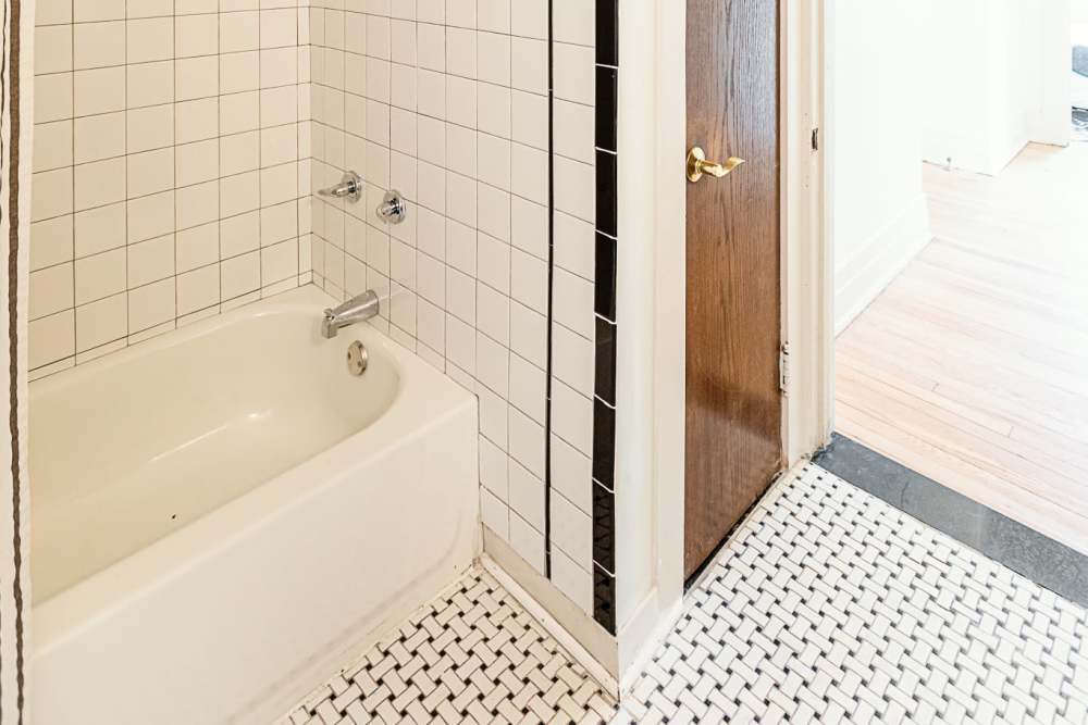Bathtub at Detroit Living in Detroit, Michigan