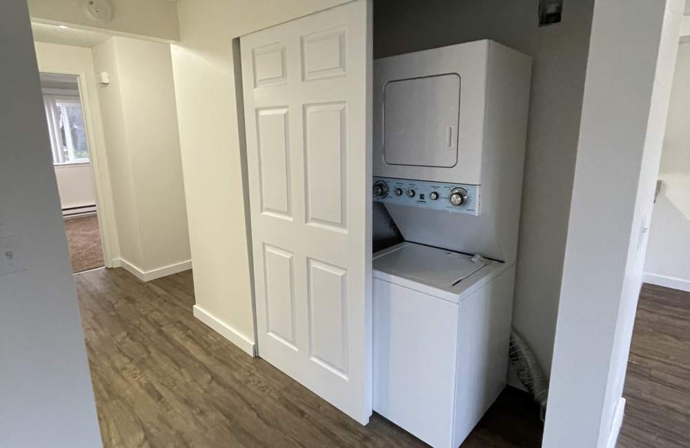 Washer and dryer at Parkside Apartments