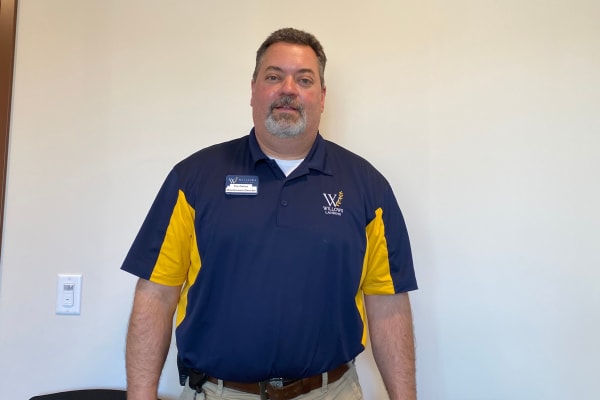 Tim Gallus at Jaybird Senior Living in Cedar Rapids, Iowa