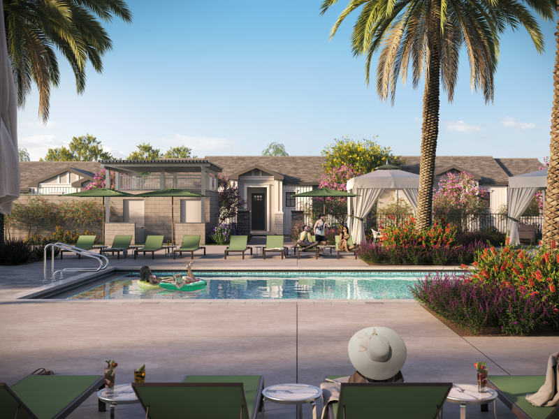 Beautiful pool at Canopy at Cottonwood in Casa Grande, Arizona
