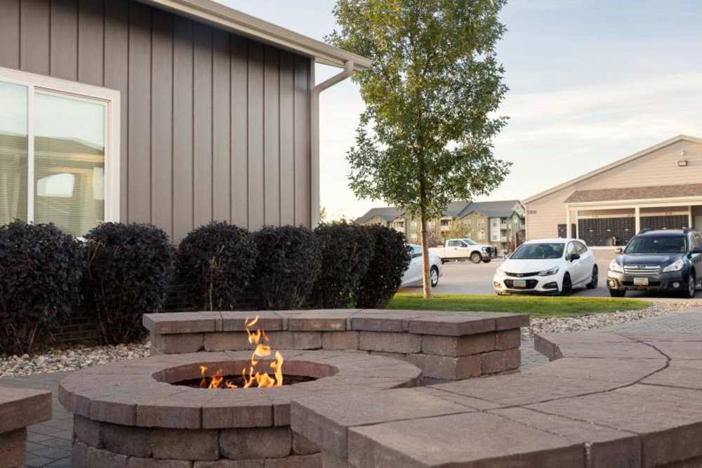 Firepit at Regency Apartment Homes in Williston, North Dakota