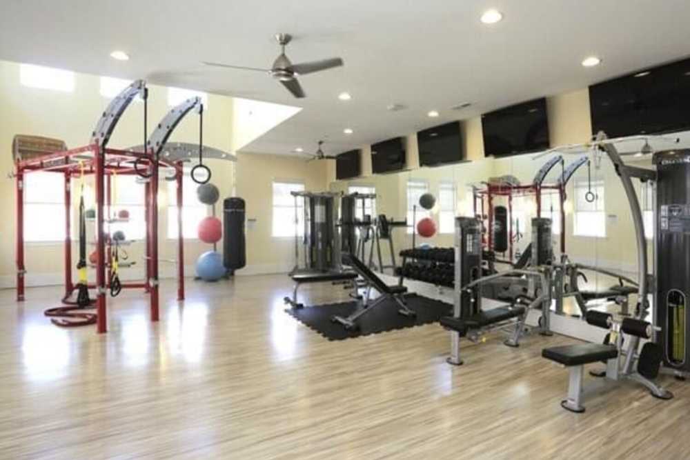 Making a latte in the coffee bar at Keystone At Mebane Oaks in Mebane, North Carolina