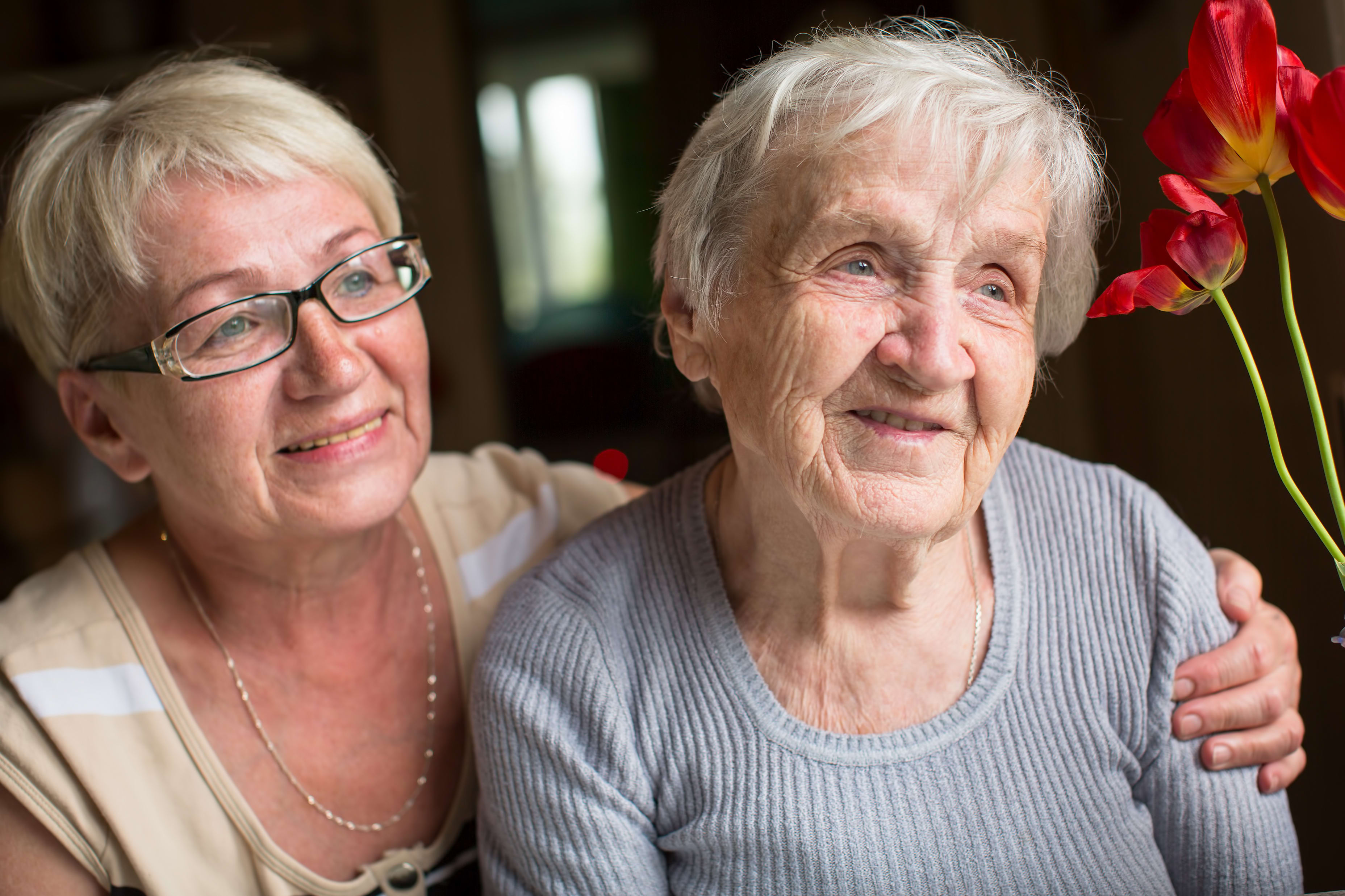 Mother and daughter at Canoe Brook Assisted Living & Memory Care