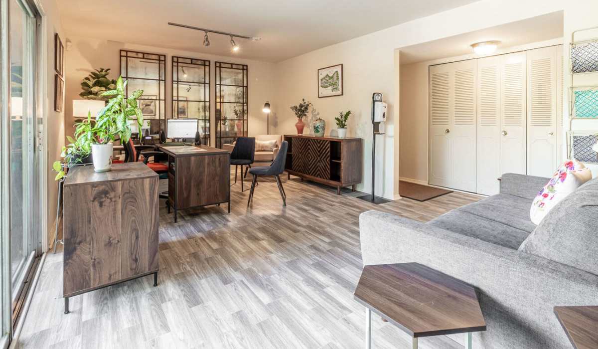 Leasing office at Willow Oaks Apartments in Richmond, Virginia