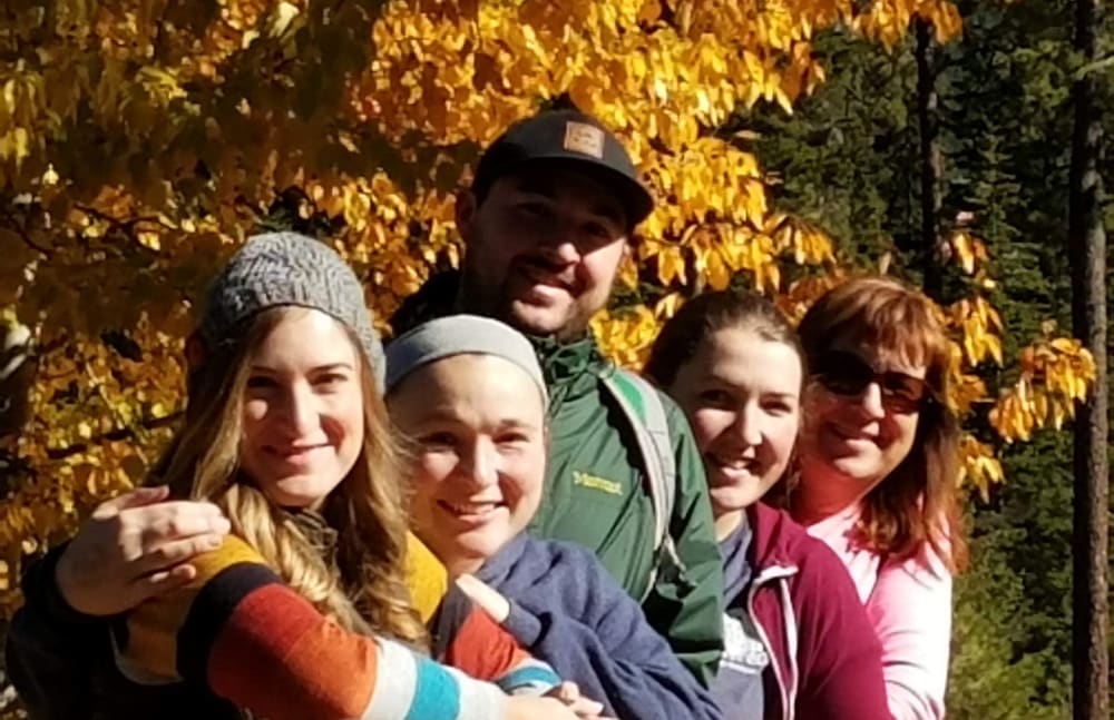 Michaela from Touchmark on South Hill in Spokane, Washington with her family