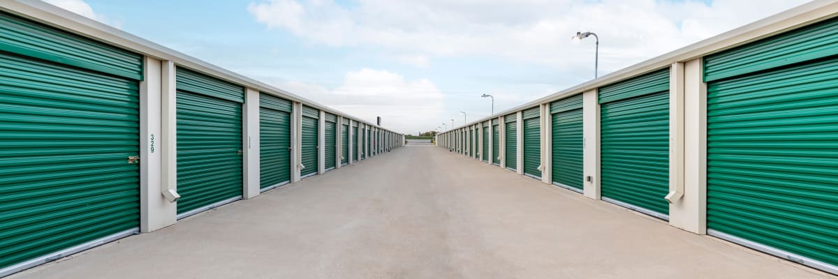 Unit size guide from KO Storage in Cleburne, Texas