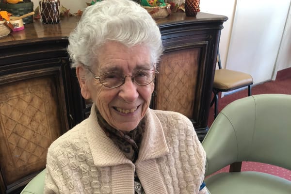 Mary Frank at Birchwoods at Canco Assisted Living in Portland, Maine