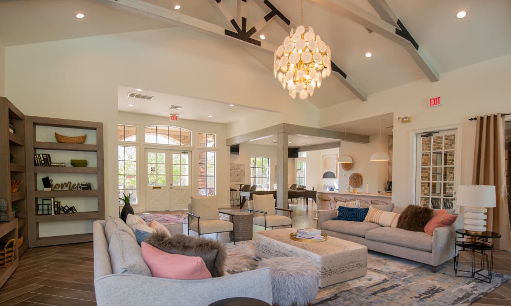 Elegant lobby at Arbors of Pleasant Valley in Little Rock, Arkansas