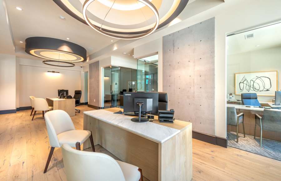 Office room at Cornell Midtown in Dallas, Texas