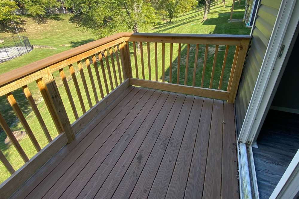 Private balcony at Pike Place KY in Highland Heights, Kentucky