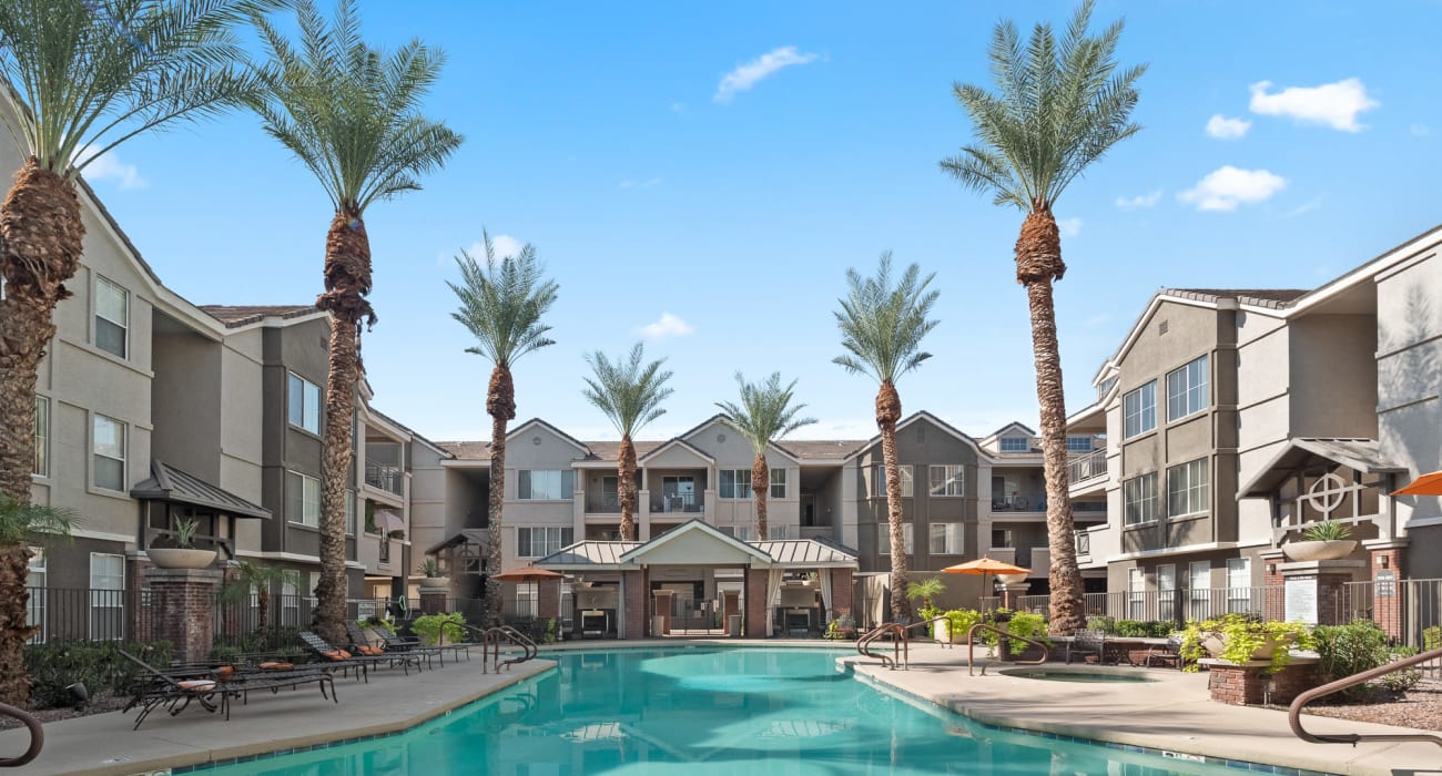 Poolside cabana at Citi on Camelback in Phoenix, Arizona