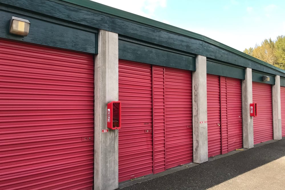 A variety of storage unit sizes at Trojan Storage of Puyallup in Puyallup, Washington