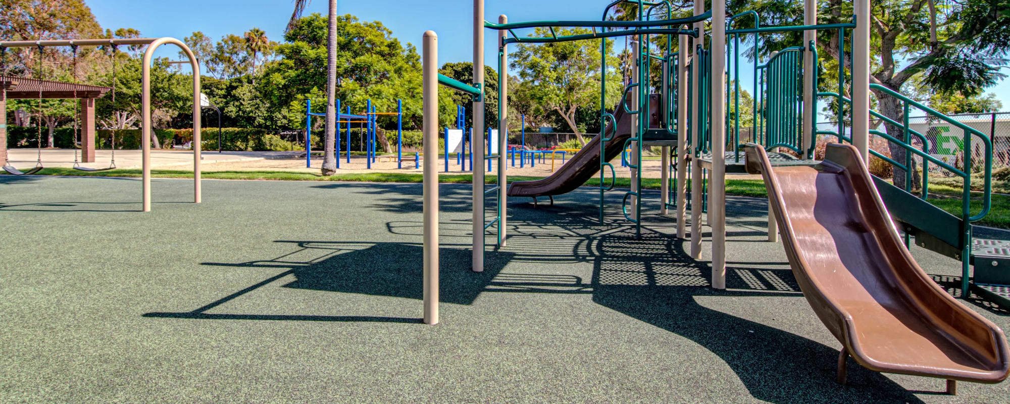 A playground at Admiral Hartman in San Diego, California