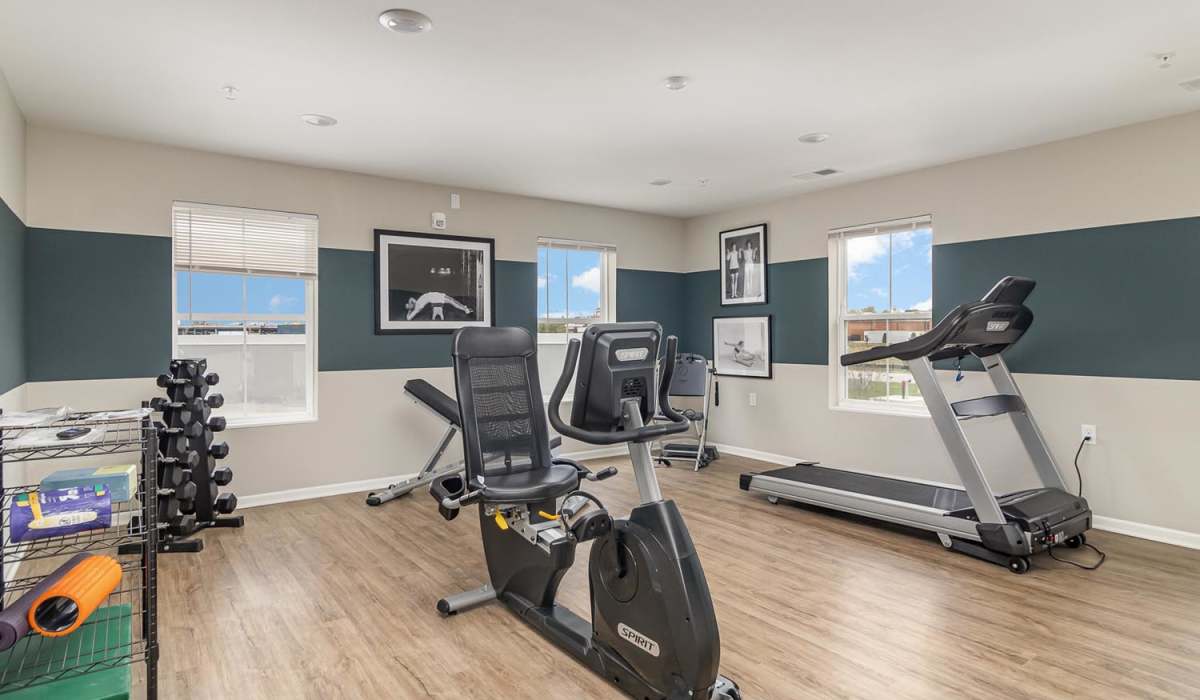A fitness center at Haven Crossing in Walton, Kentucky