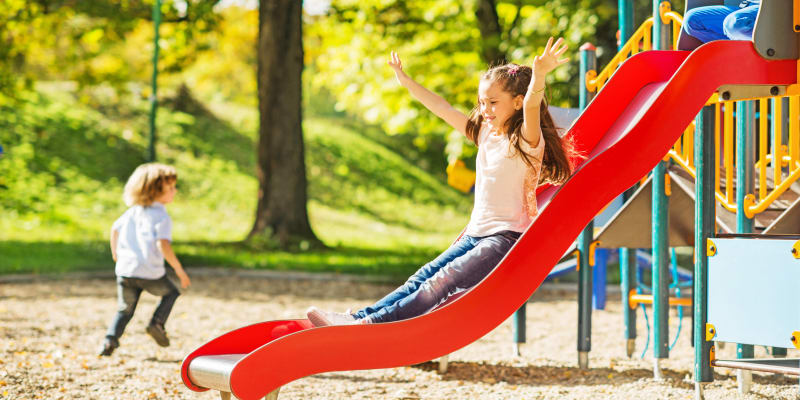 the playground at Del Mar I in Oceanside, California