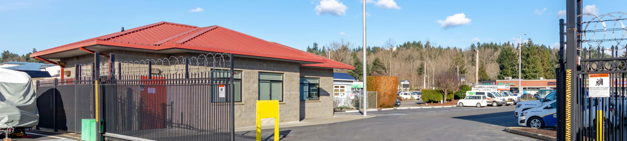 Features at Glacier West Self Storage in Kent, Washington