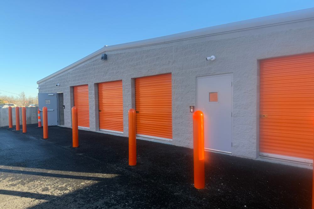 side view of the storage units at A-1 Locker Rental - Fenton in Fenton, Missouri