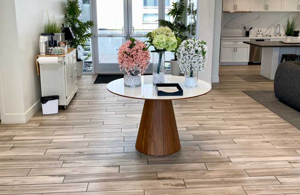 Decorative items in the clubhouse at Springwood Apartment Homes in Los Altos, California