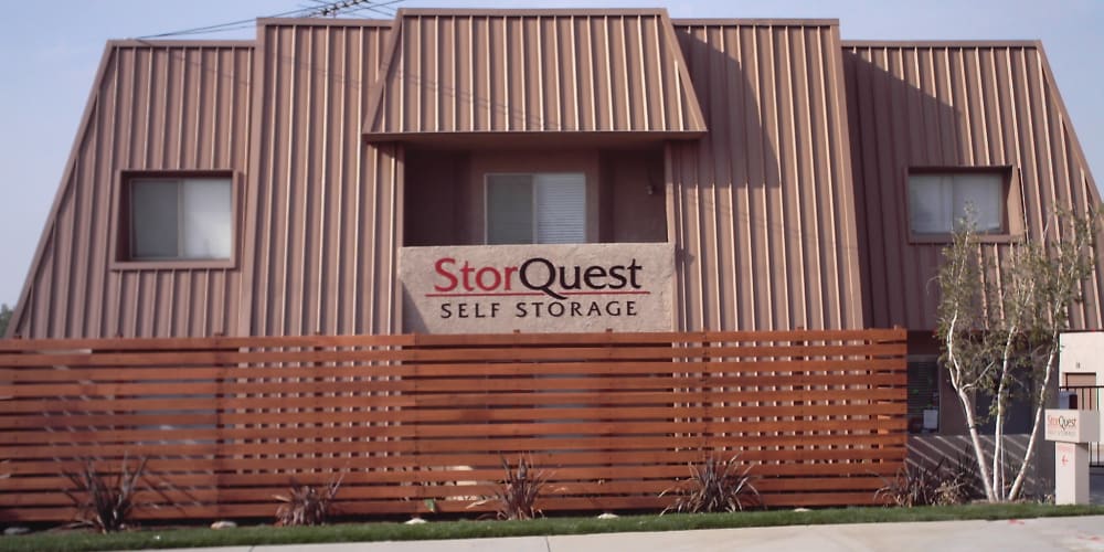 Exterior of StorQuest Self Storage in San Fernando, California