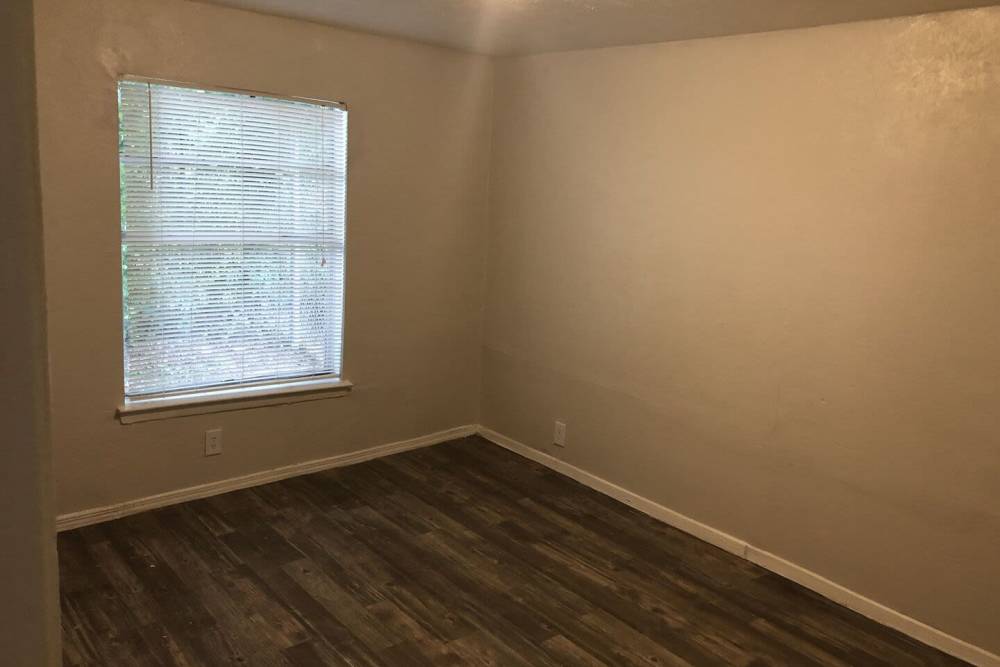Unfurnished bedroom with window at Casa Grande Villas in , Texas