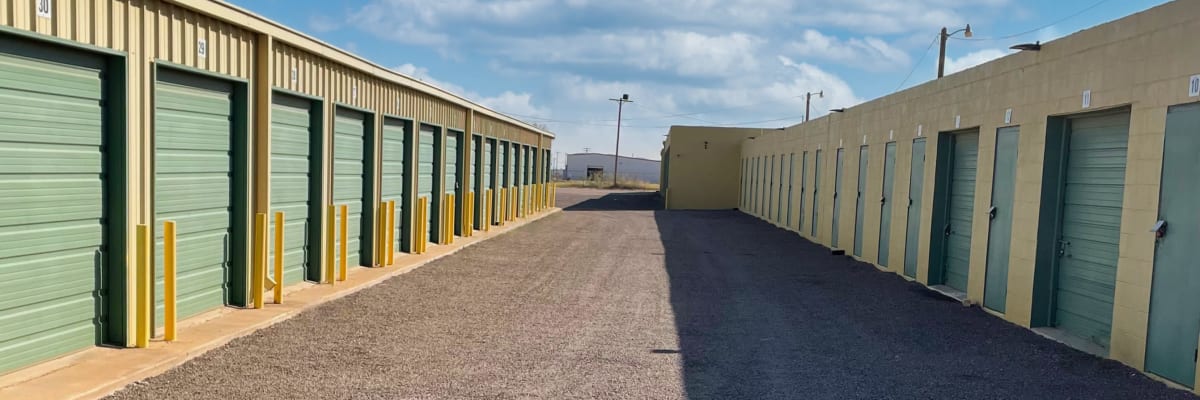 Features at KO Storage in Midland, Texas