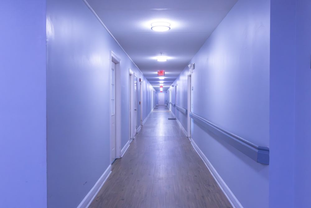 Lobby area at Ashton Walk in Forest Park, Georgia