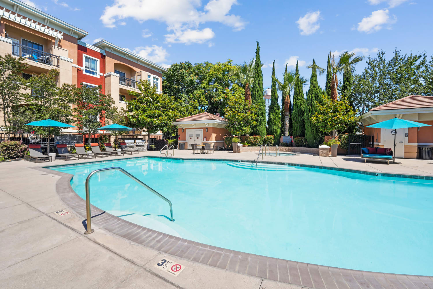 Pool at Villa Del Sol in Sunnyvale, California