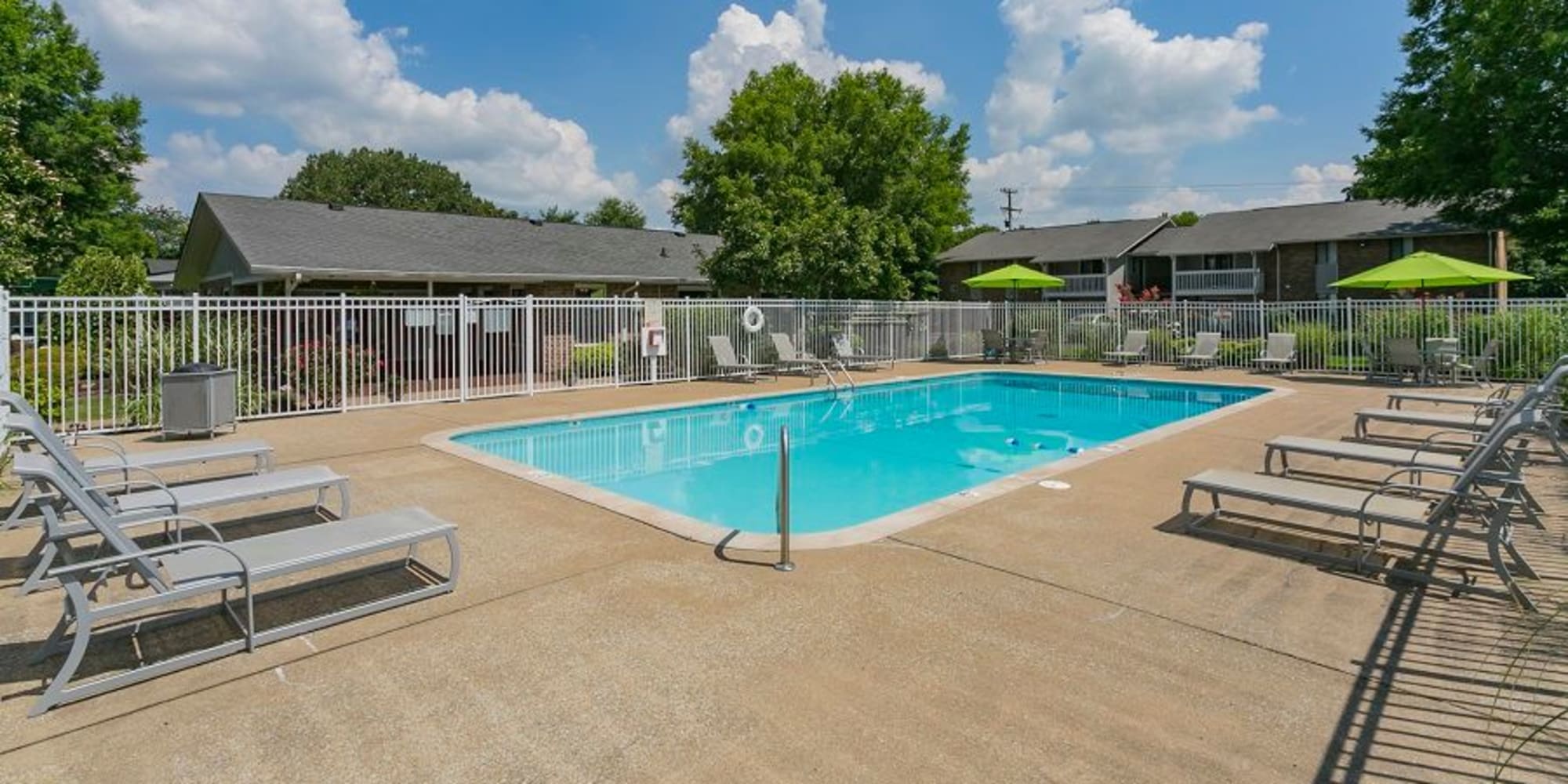 The pool at Magnolia Place Apartments in Franklin, TN