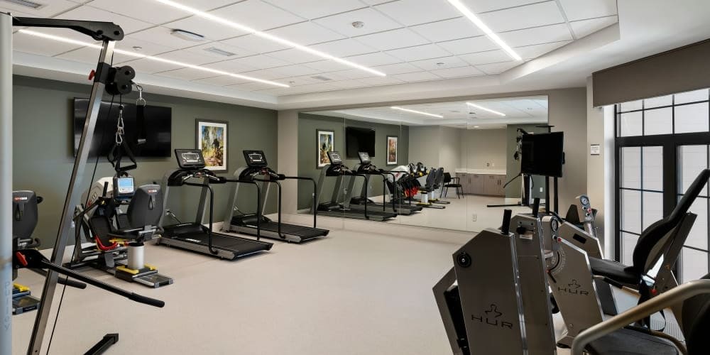 Gym at Anthology of Tuckahoe in Henrico, Virginia