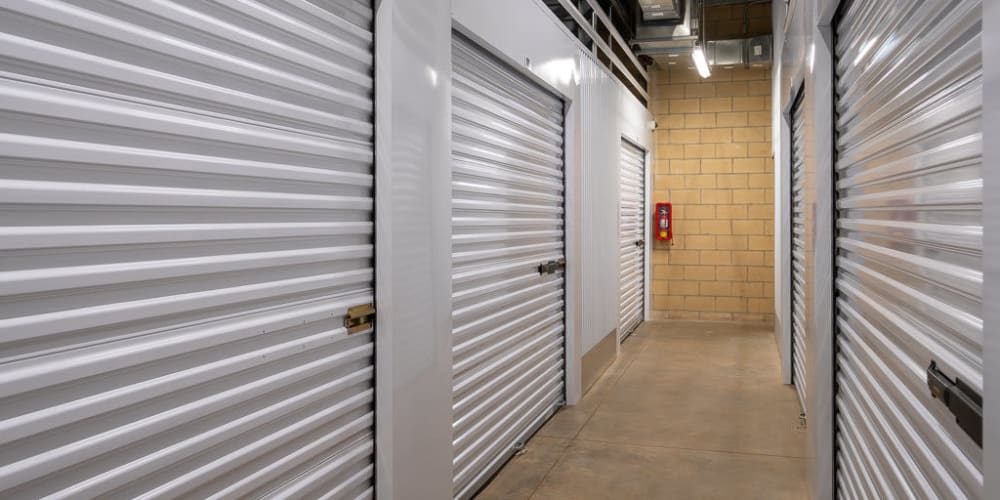 Indoor climate controlled units at StorQuest Self Storage in Richmond, California
