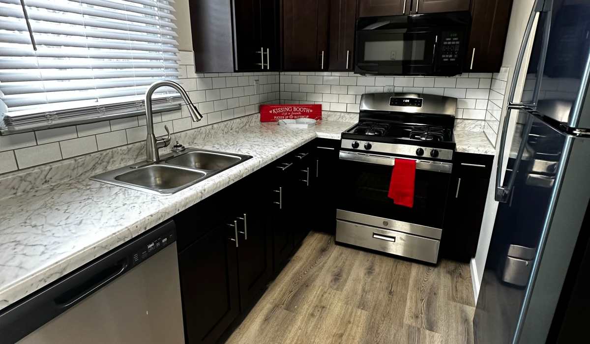 Renovated kitchen