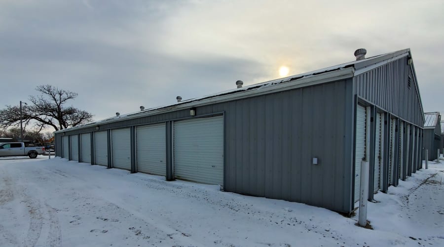 Exterior of outdoor units at KO Storage of Waseca 5th St in Waseca, Minnesota