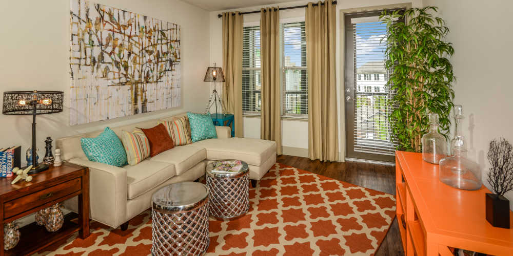 Living room at Circa at Fishhawk Ranch in Lithia, Florida