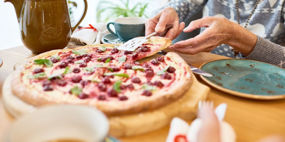 Food and ingredients from Martin Brothers, the food supplier for Milestone Senior Living Eau Claire in Eau Claire, Wisconsin.