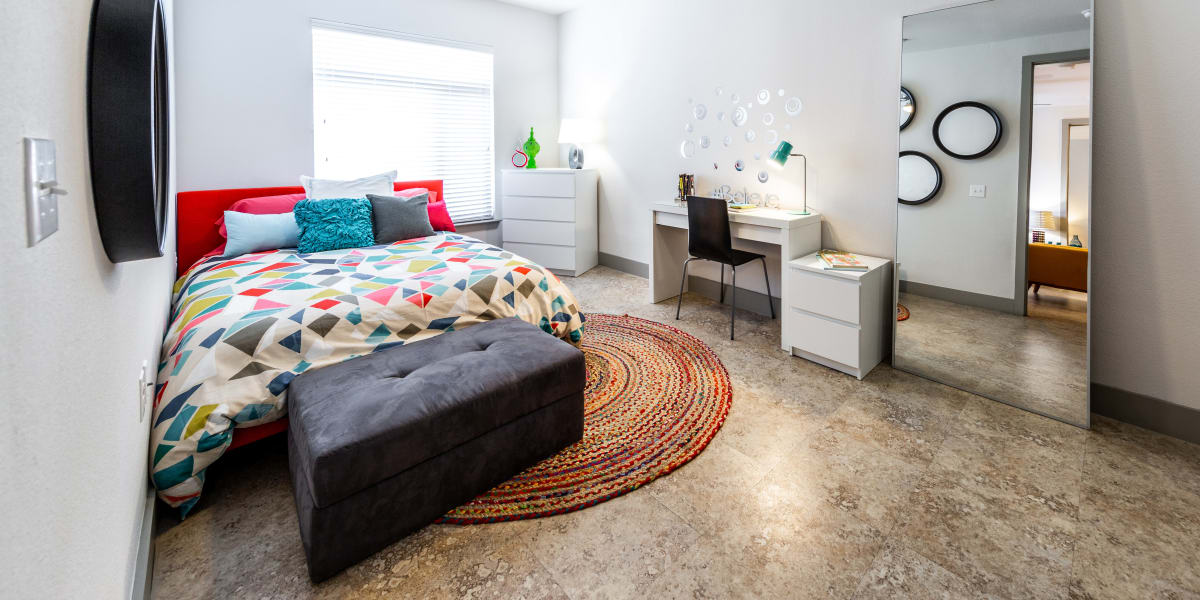 Bedroom at Regents West at 24th in Austin, Texas