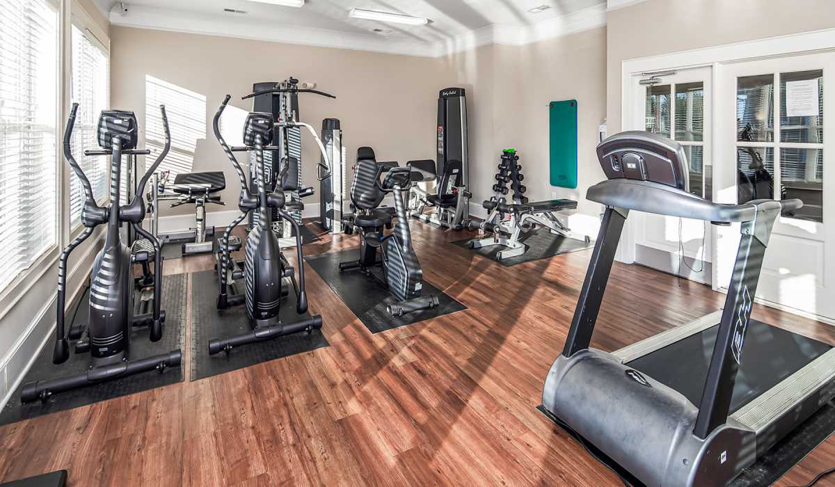 24 hour fitness center at Palisades of Asheville in Asheville, North Carolina