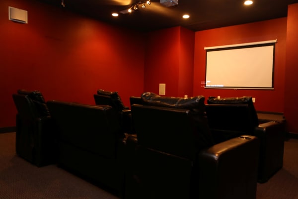 Mini theater at Cornerstone Ranch Apartments in Katy, Texas
