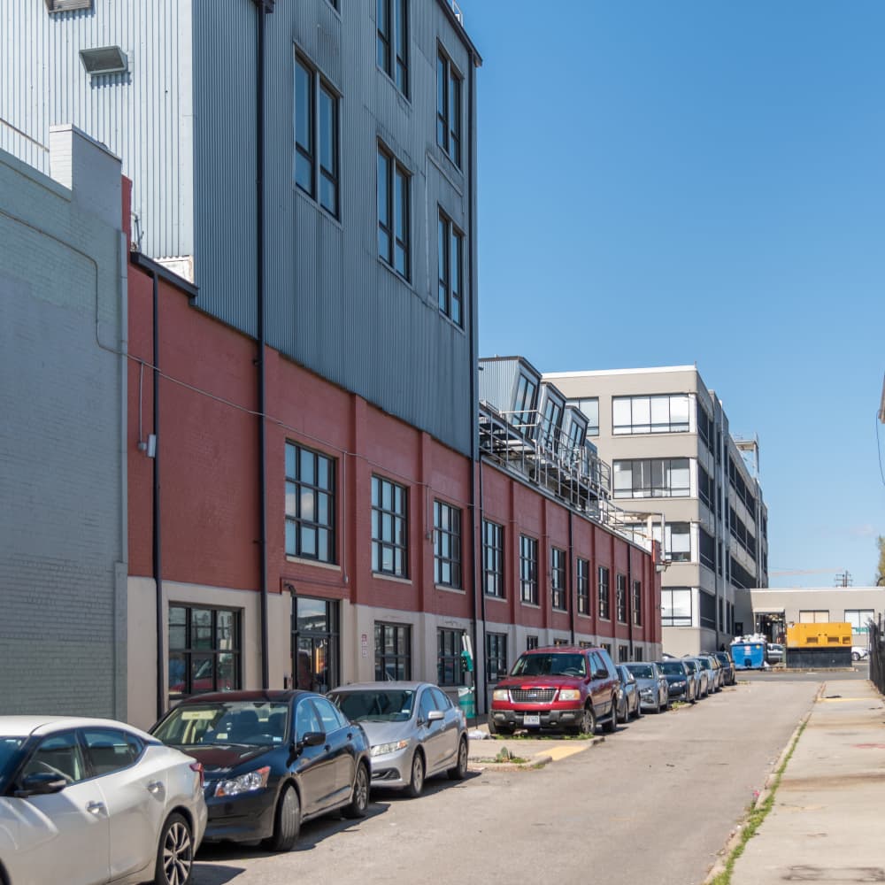 Community exterior view at Hopper Lofts in Richmond, Virginia