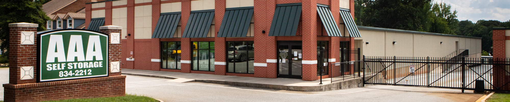 Climate-controlled storage at AAA Self Storage at W Friendly Ave in Greensboro, NC