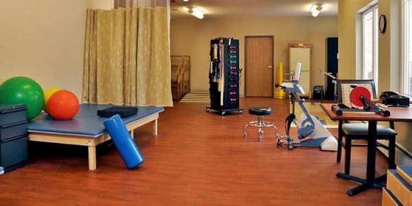 Therapy gym at Geneva Lake Manor in Lake Geneva, Wisconsin