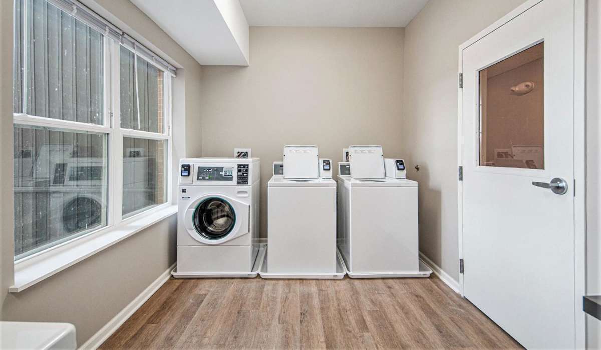 Community laundry at Breton Grove I in Grand Rapids, Michigan